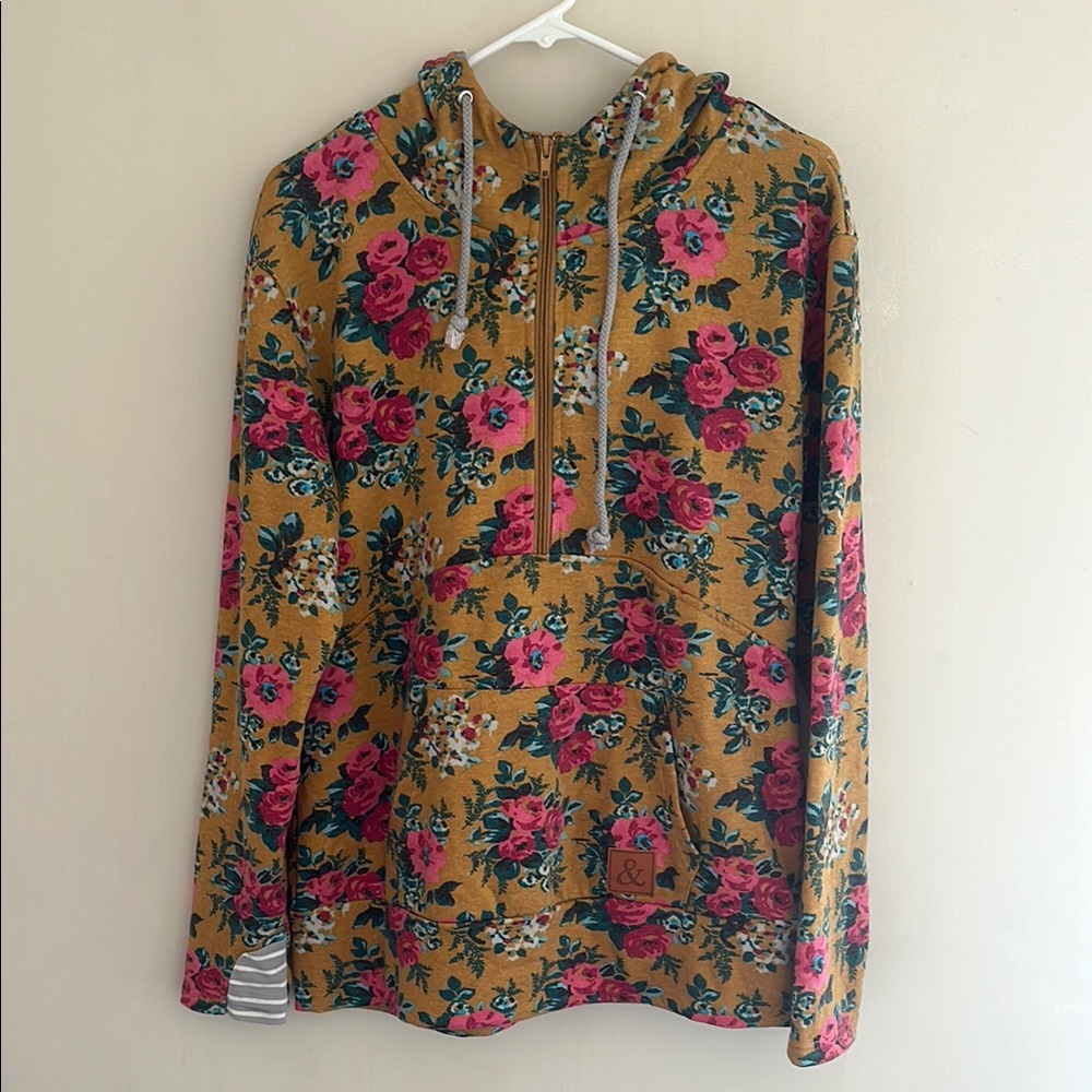 Ampersand Ave Floral Hoodie